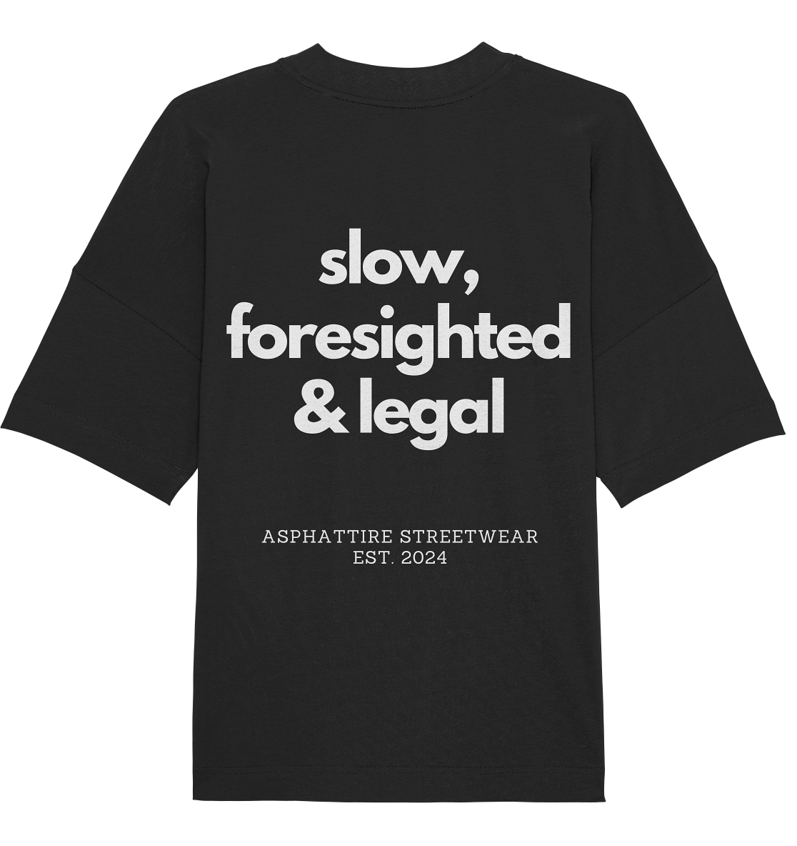 Exemplary  - Black Organic Oversize Shirt