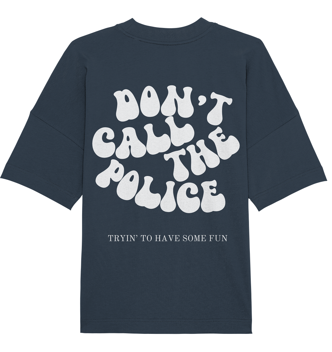police - India Ink Grey Organic Oversize Shirt