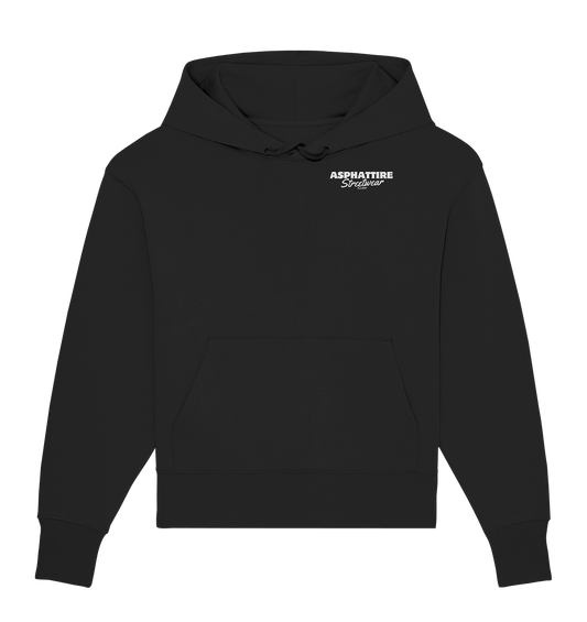 police -  Black Organic Oversize Hoodie