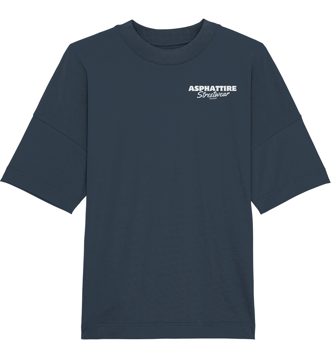 police - India Ink Grey Organic Oversize Shirt
