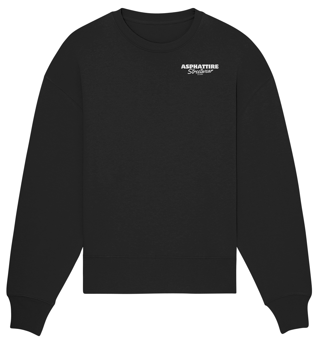 Exemplary  - Black Organic Oversize Sweatshirt