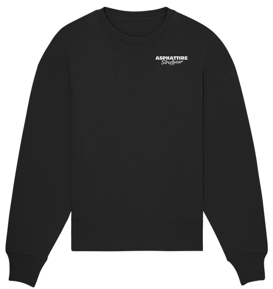 police - Black Organic Oversize Sweatshirt